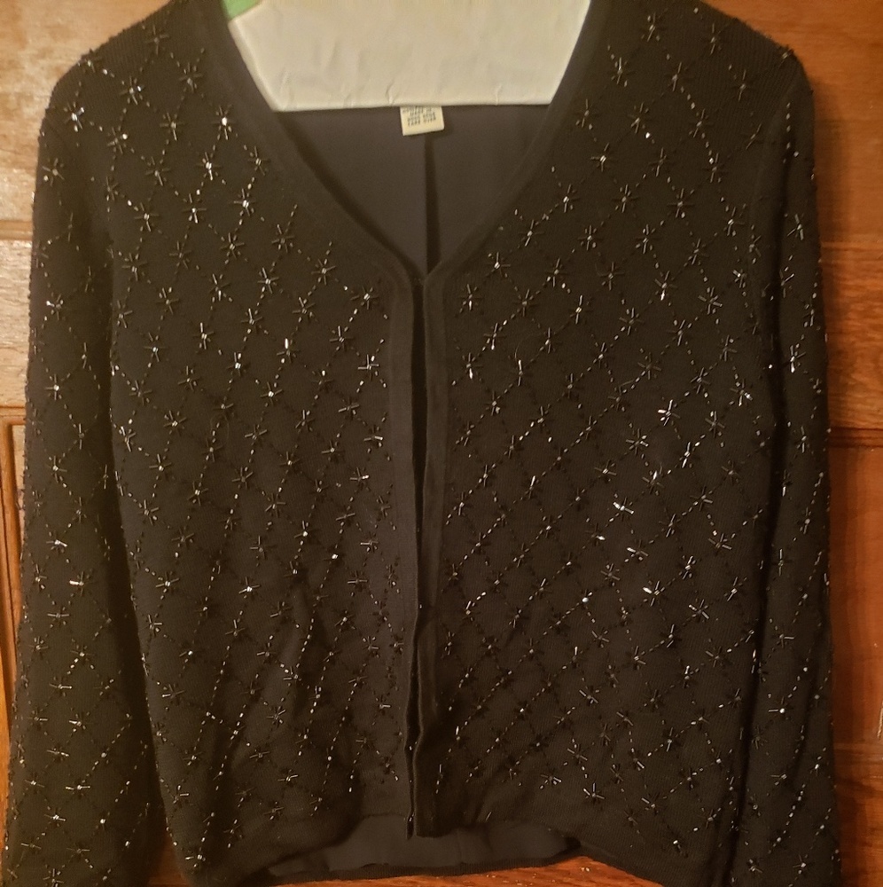 beaded sweater